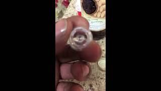 Open Brandy Presidente bottle