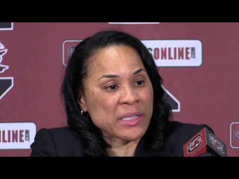 Coach Dawn Staley after win over Mississippi State