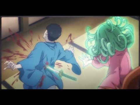 Saitama - Tatsumaki kills Zombieman while drunk ||  Anime Scenes ||