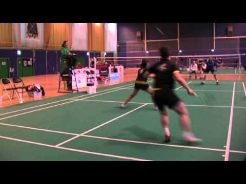 Top 12 - IMBC1 vs CB Aulnay/Bois - J4 2012 - Issy les Mx badminton