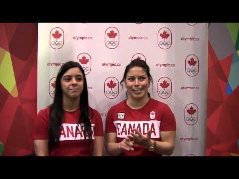 Message de Roseline Filion et Meaghan Benfeito aux athlètes des Jeux du Québec 2012