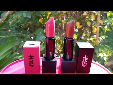 Nykaa ultra matte lipstick vs nykaa so matte lipstick comparison review | lipstick for winters | Video