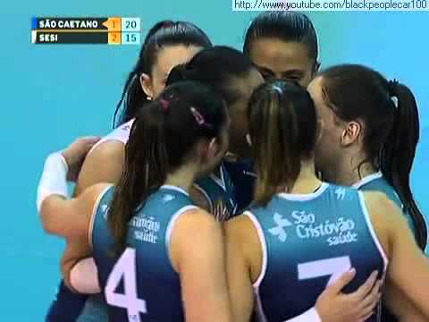 Superliga Feminina de Volei 2013/2014 - São Caetano 3 x 2 Sesi SP