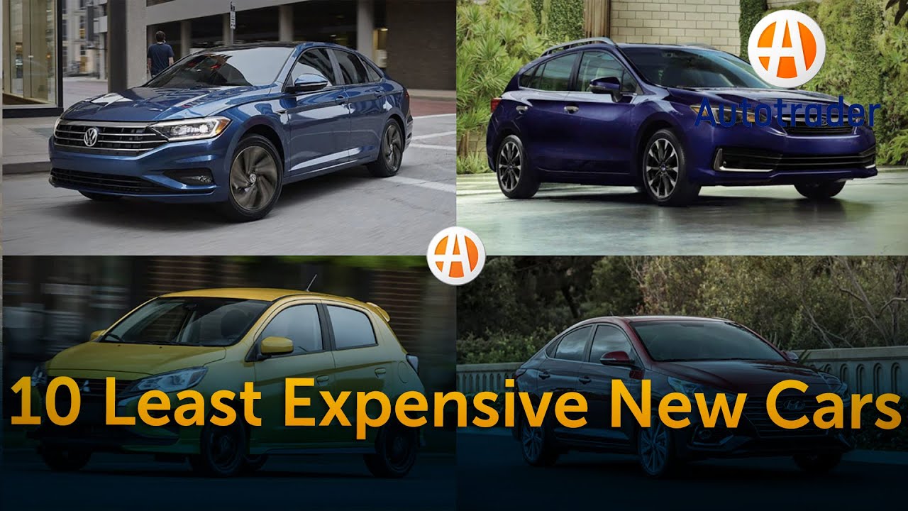 The 10 Cheapest New Cars You Can Buy Today Autotrader