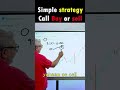 Call And Put Selling Strategy Trading Share