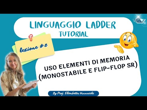 LADDER language tutorial lesson #8: Using memory elements (monostable and SR flip-flop)