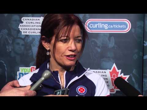 Draw 2 Media Scrum - 2013 Scotties Tournament of Hearts