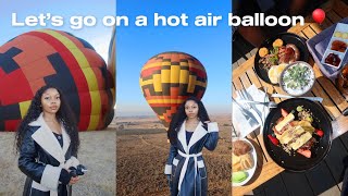 Vlog: went on a hot air balloon 💕 & staycation at cradle boutique hotel 