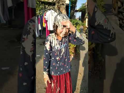 ULANG TAHUN SAHRINI, HAPPY BDAY, MANDI TEPUNG DAN TELUR 🍳wkwkwk