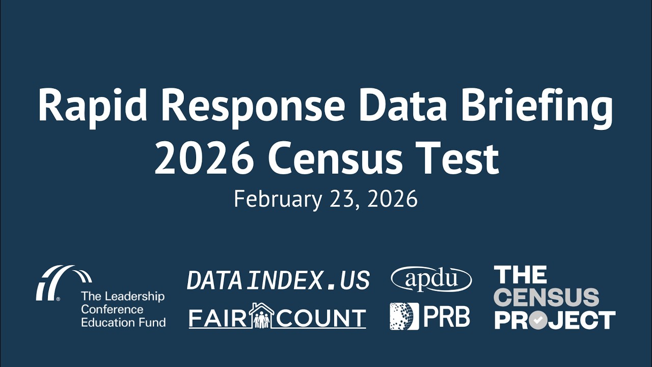 Rapid Response Data Briefing: 2026 Census Test