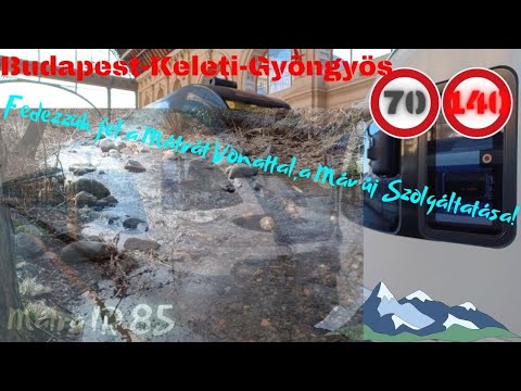 Budapest-Keleti-Gyöngyös"Télen🌞☁️"4K
