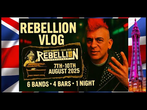 Inside Rebellion Festival 2025 💥 Raw Punk Energy Across Blackpool’s Bars 🚪
