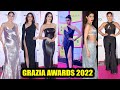 Janhvi Kapoor Tejasswi Nikki Tamboli Rashami Desai Mrunal Thakur Sharvari Wagh GRAZIA Awards