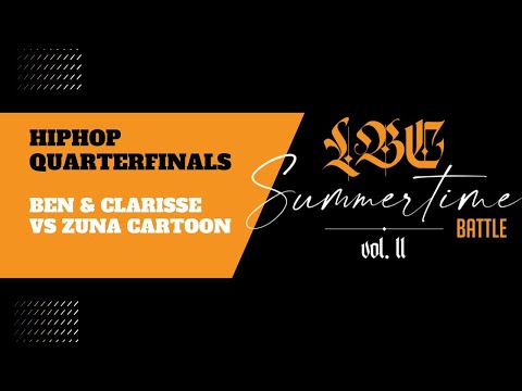 LBC Summertime Battle vol. 2 HipHop Quarterfinals Ben & Clarisse vs Zuna Cartoon