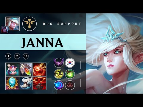 Janna Support vs Pyke - KR Master Patch 25.24