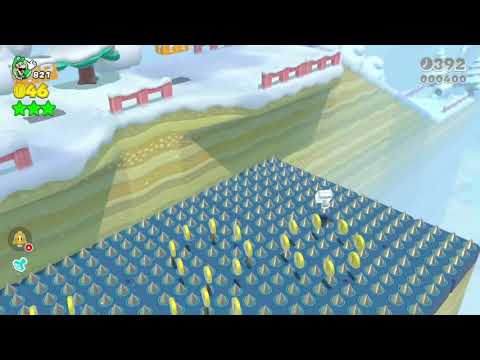 Super Mario 3D World (Switch) 6-5 Speedrun - Time: 20 (Former WR)