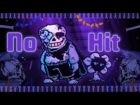 [NO HIT] Icebound Sans & Flowey fight