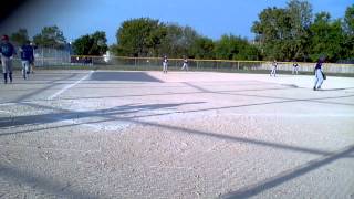 preview picture of video '10 year-old Teron (T-Rex) Williams Pitches No Hitter in 1st Inning.. Last Game of Season'