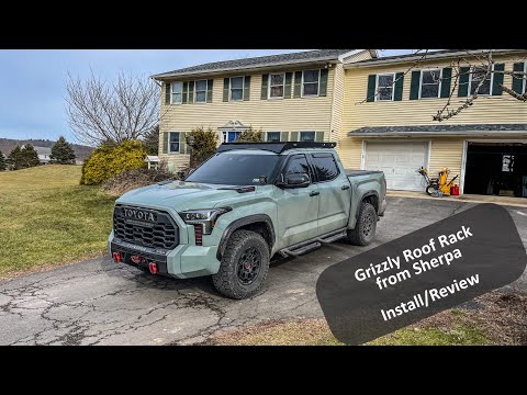 How to Install Roof Rack on 2022 Toyota Tundra (with review)...Grizzly Roof Rack by Sherpa