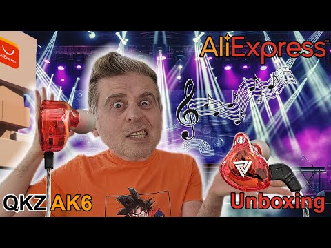 AliExpress QKZ AK6 wired headphones Unboxing & mini Review