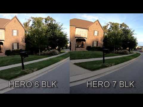 GoPro Hero6 Black vs Hero7 Black Side by Side Comparison