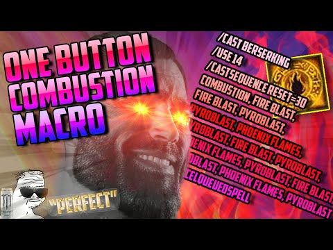 FIRE MAGE GUIDE 9.0 | One Button Combustion Macro and Rotation Explained