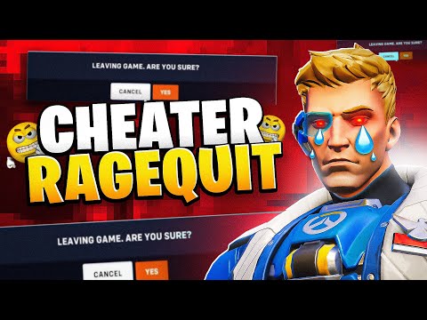This Cheater Got Salty And Rage Quit After Getting Caught | Overwatch 2 Spectating Cheaters