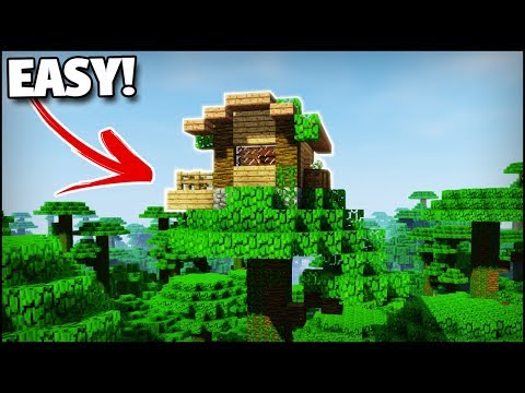 🌿 Ultimate Jungle Tree House Build - Minecraft Secrets!