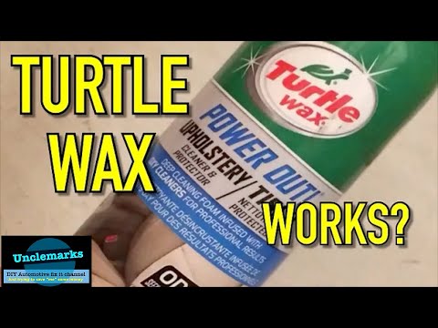 can turtle wax power out clean my dirty seat ?