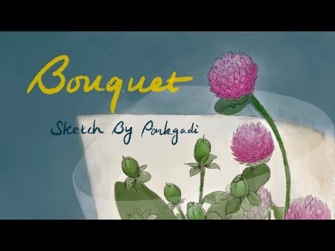 Bouquet: Lisianthus & Globe amaranth (Ribbon of Silk by Dayon feat. Cody Francis & I Fall by Dayon)