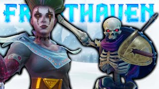 Fighting a Boss in Frosthaven Digital!
