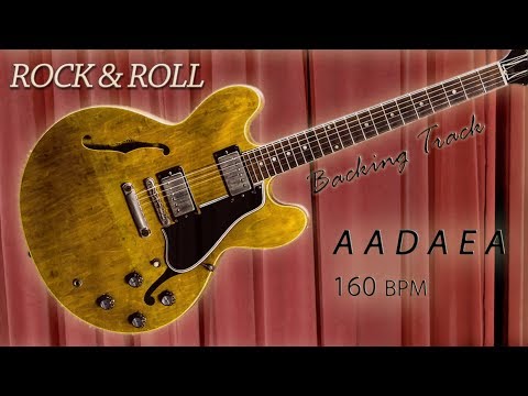Rock n Roll Fast Blues Guitar Backing Track Jam in A