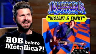 First Time Hearing INFECTIOUS GROOVES! Bass Teacher REACTS to &quot;Violent and Funky&quot; &amp; Rob Trujillo