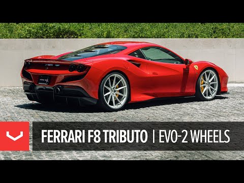 Ferrari F8 Tributo | @WiresOnly | Vossen Forged EVO-2 Wheels