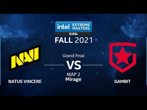 CS:GO - Gambit vs. Natus Vincere [Mirage] Map 2 - IEM Fall 2021 - Grand Final - CIS
