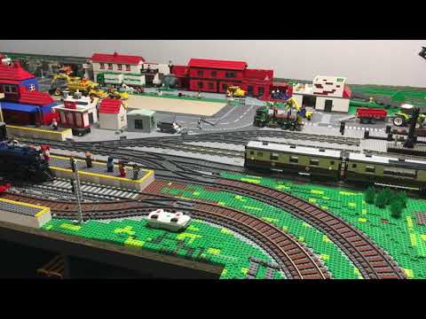 Dietmar´s Brick-World (12) Neue TrixBrix Weichen, Zugstrecke Teil 4