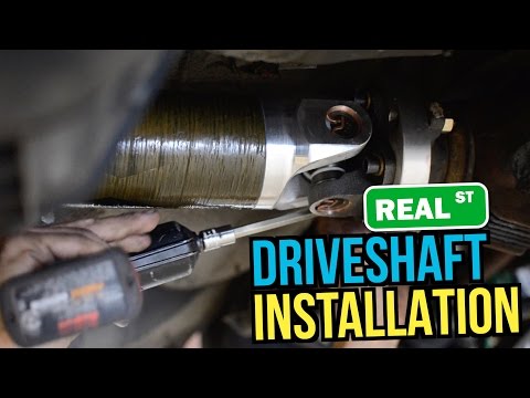 Driveshaft Shop Carbonfiber Driveshaft Installation on the TRC Supra
