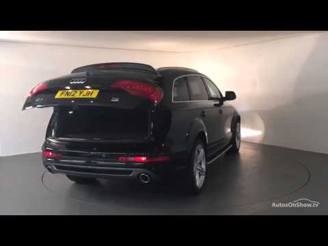 FN12YJH AUDI Q7 TDI QUATTRO S LINE PLUS BLACK 2012, Derby Audi