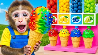 Download lagu Bebé Mono BiBi compra helado dulce de caramelo y va a cosechar sandías  - MONO BIBI ESP mp3