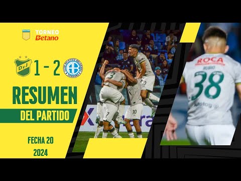 LPF 2024 - TORNEO BETANO - FECHA 20 - BELGRANO  1 - DEFENSA Y JUSTICIA 2 -  RESUMEN
