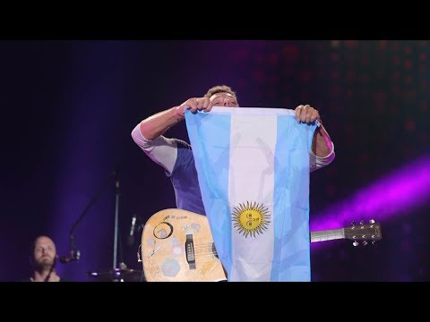 Coldplay - Cover "De Musica Ligera" - Buenos Aires: 16vo tema 4K VIVO
