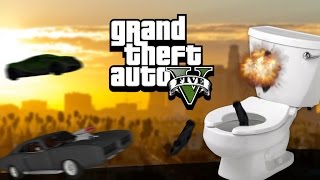 DOWN THE TOILET - GTA 5 Gameplay