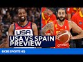 USA Basketball VS Spain Quarterfinals Preview in the Tokyo Olympics | CBS Sports HQ