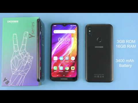 DOOGEE Y8 Android 9.0one 3GB RAM 16GB ROM 3400mAh $69.99!!! new