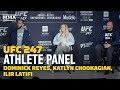 UFC 247 Athlete Panel: Dominick Reyes, Katlyn Chookagian, Ilir Latifi - MMA Fighting