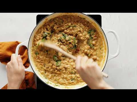 Marry Me Chickpeas and Orzo