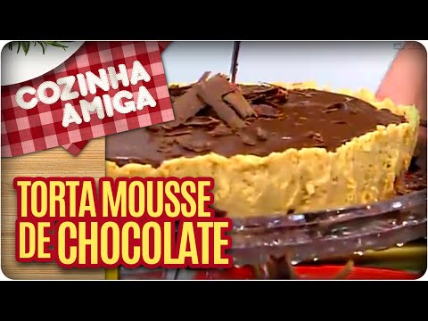 Receita: Torta mousse de chocolate - Cozinha Amiga
