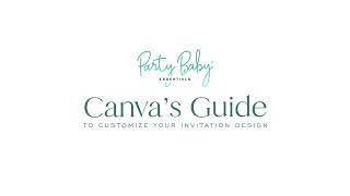 Create Digital Kids' Birthday Invitations with Canva | Party Baby Essentials