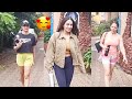 Celebrities Spotted Outside Yoga Class In Bandra Malaika Arora Akansha Ranjan Deanne Panday WP