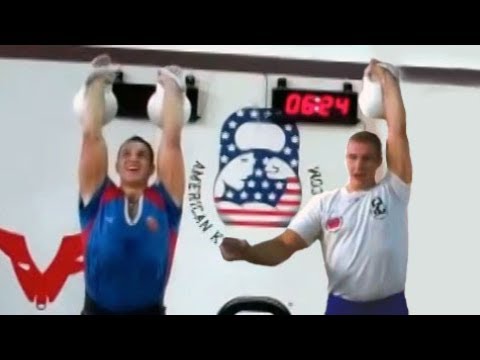 Ivan Denisov | Classic kettlebell sport biathlon with 40 kg kettlebells (2012)
